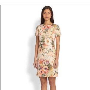 Floral Print Short Sleeve Dress